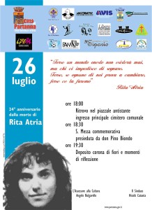 24mo Anniversario morte Rita Atria