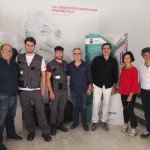 G55 - Da sin. Nino Zinnanti, i due neo assunti, Nicola Catania, Angelo Bulgarello, Maria Antonientta Cangemi