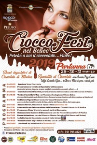 Partanna - Locandina e programma Cioccofest