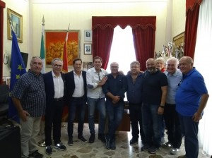 La delegazione del Comune di Castenaso (Bo) con gli amministratori di Partanna